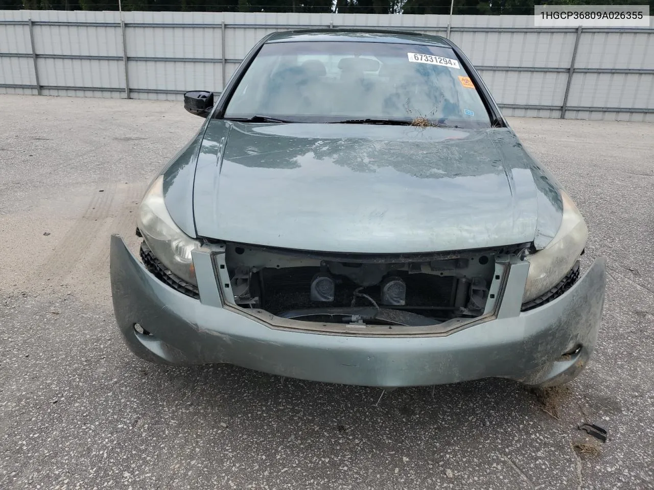 1HGCP36809A026355 2009 Honda Accord Exl