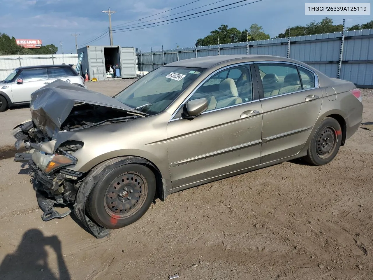 2009 Honda Accord Lx VIN: 1HGCP26339A125119 Lot: 67582394