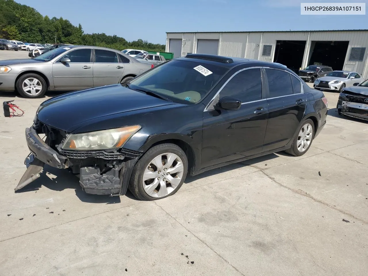 2009 Honda Accord Exl VIN: 1HGCP26839A107151 Lot: 68361574