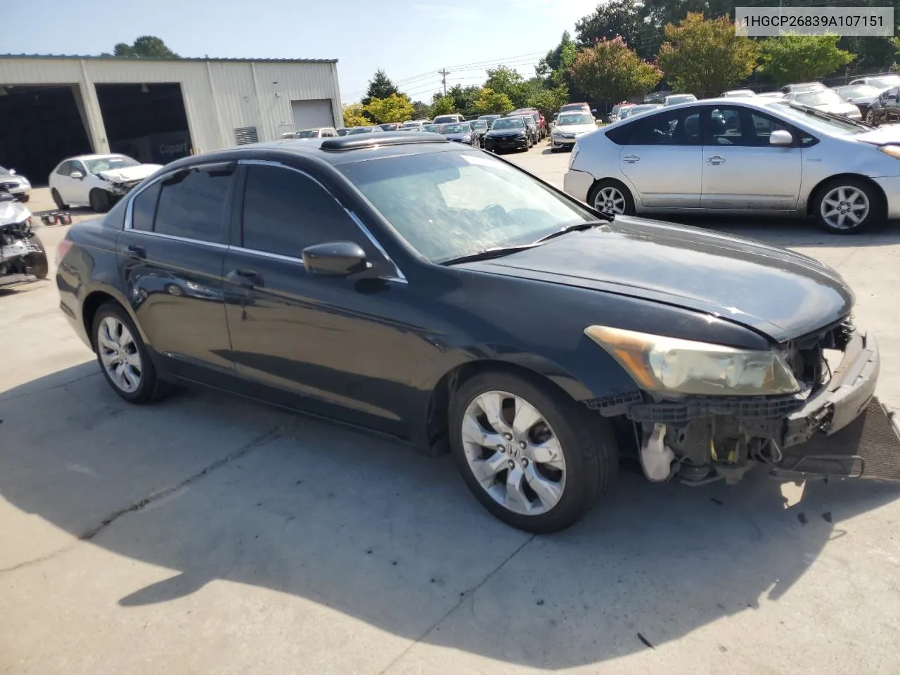 2009 Honda Accord Exl VIN: 1HGCP26839A107151 Lot: 68361574