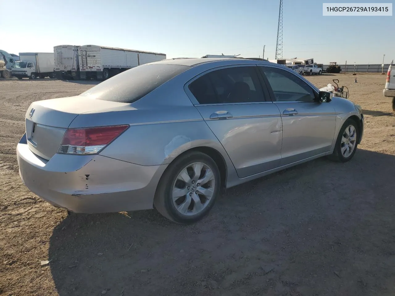 2009 Honda Accord Ex VIN: 1HGCP26729A193415 Lot: 68534094