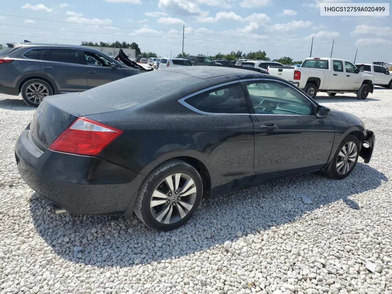 1HGCS12759A020499 2009 Honda Accord Ex