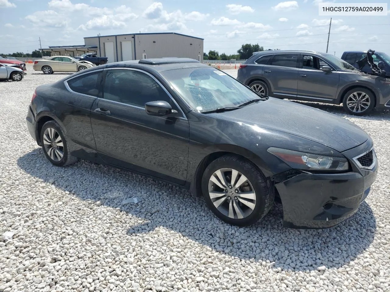 1HGCS12759A020499 2009 Honda Accord Ex