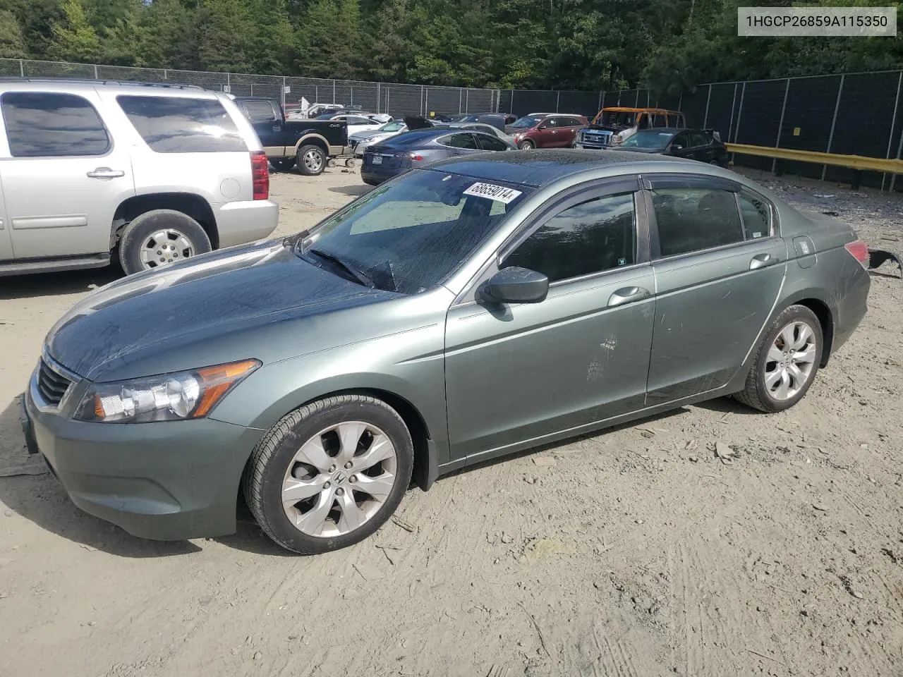 2009 Honda Accord Exl VIN: 1HGCP26859A115350 Lot: 68659014