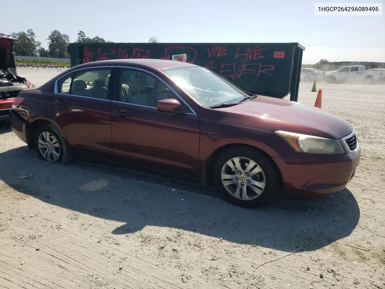 2009 Honda Accord Lxp VIN: 1HGCP26429A089495 Lot: 68843804