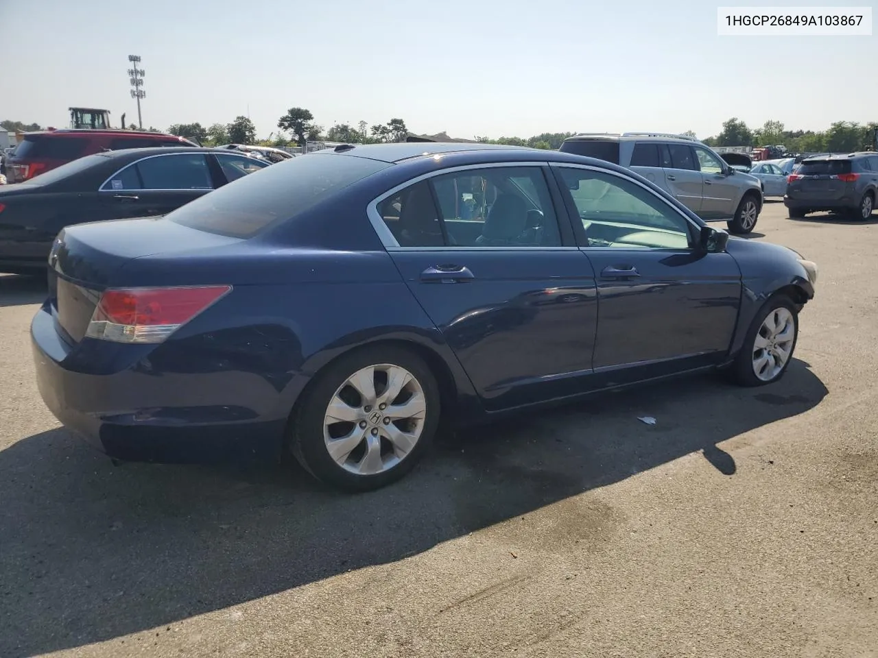 2009 Honda Accord Exl VIN: 1HGCP26849A103867 Lot: 69140894