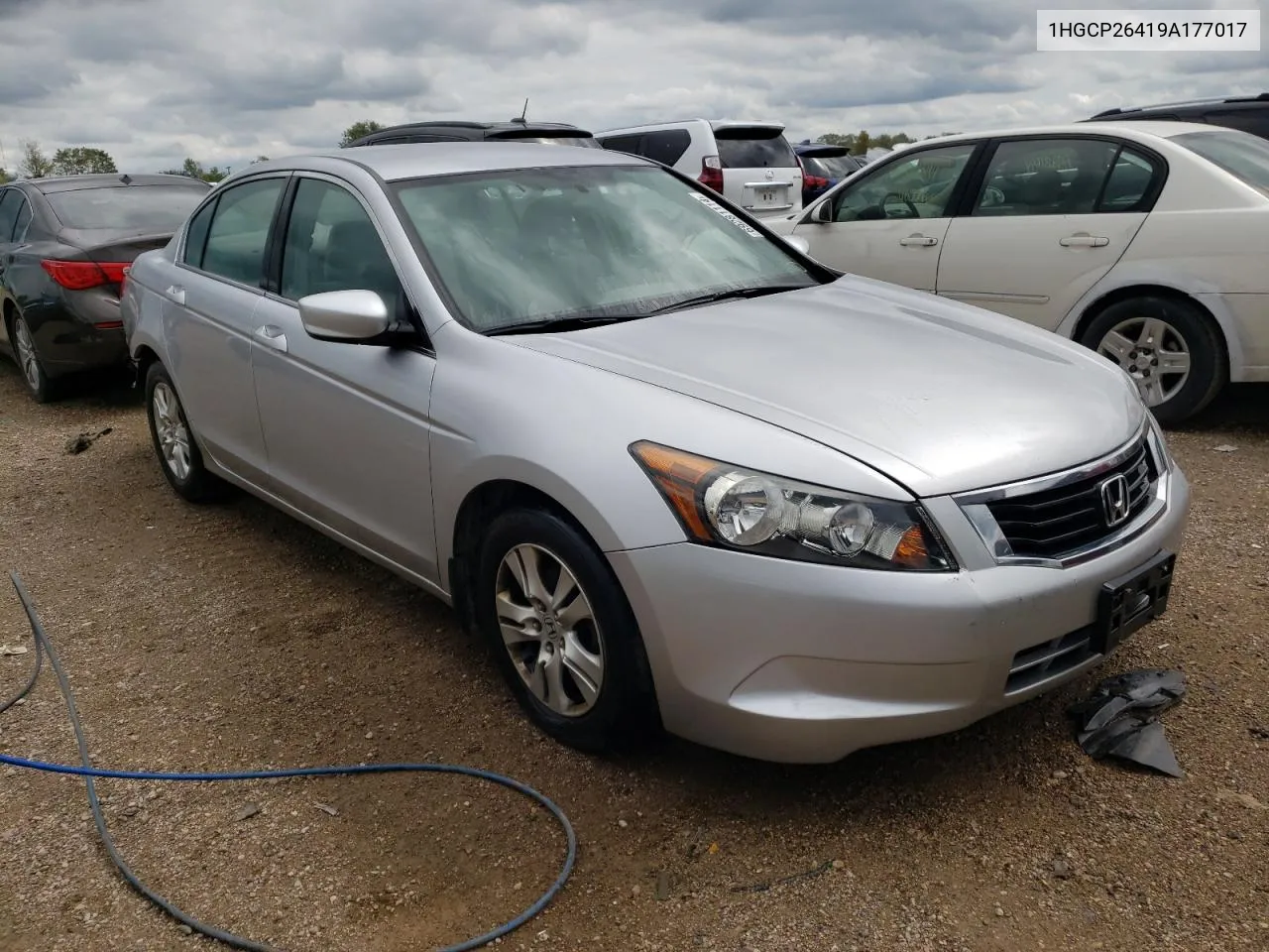 2009 Honda Accord Lxp VIN: 1HGCP26419A177017 Lot: 69281114