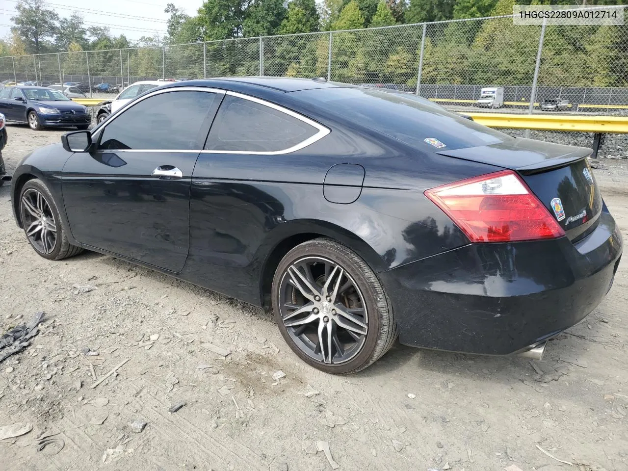 1HGCS22809A012714 2009 Honda Accord Exl