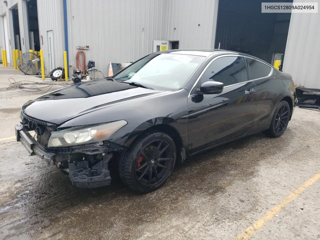 1HGCS12809A024954 2009 Honda Accord Exl