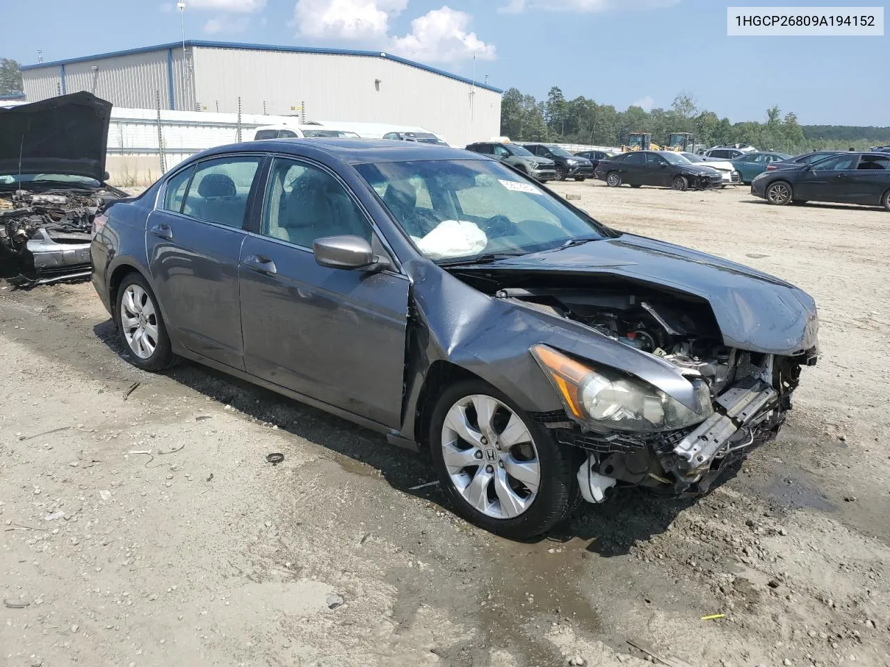 2009 Honda Accord Exl VIN: 1HGCP26809A194152 Lot: 69518964