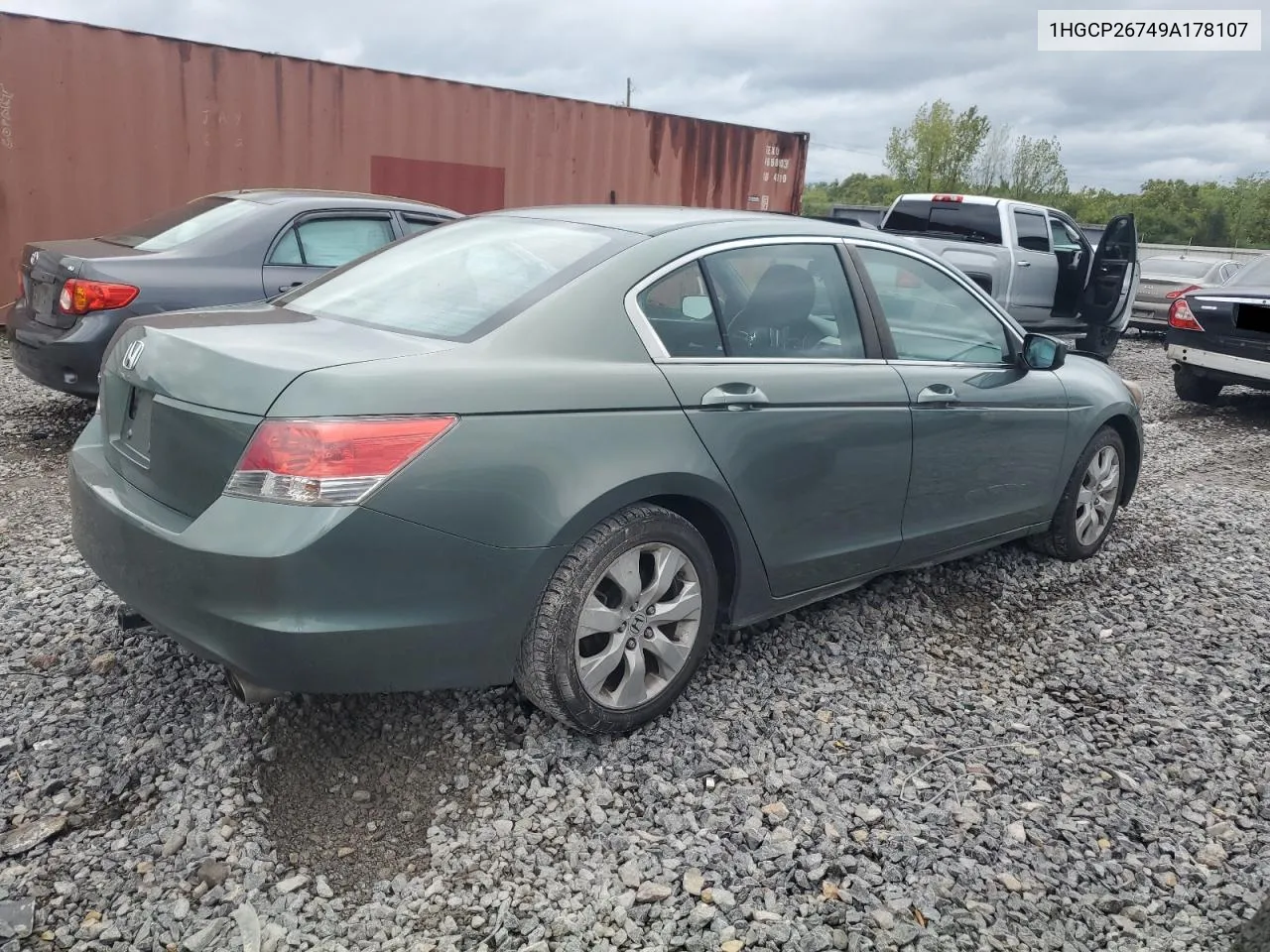 2009 Honda Accord Ex VIN: 1HGCP26749A178107 Lot: 69778694