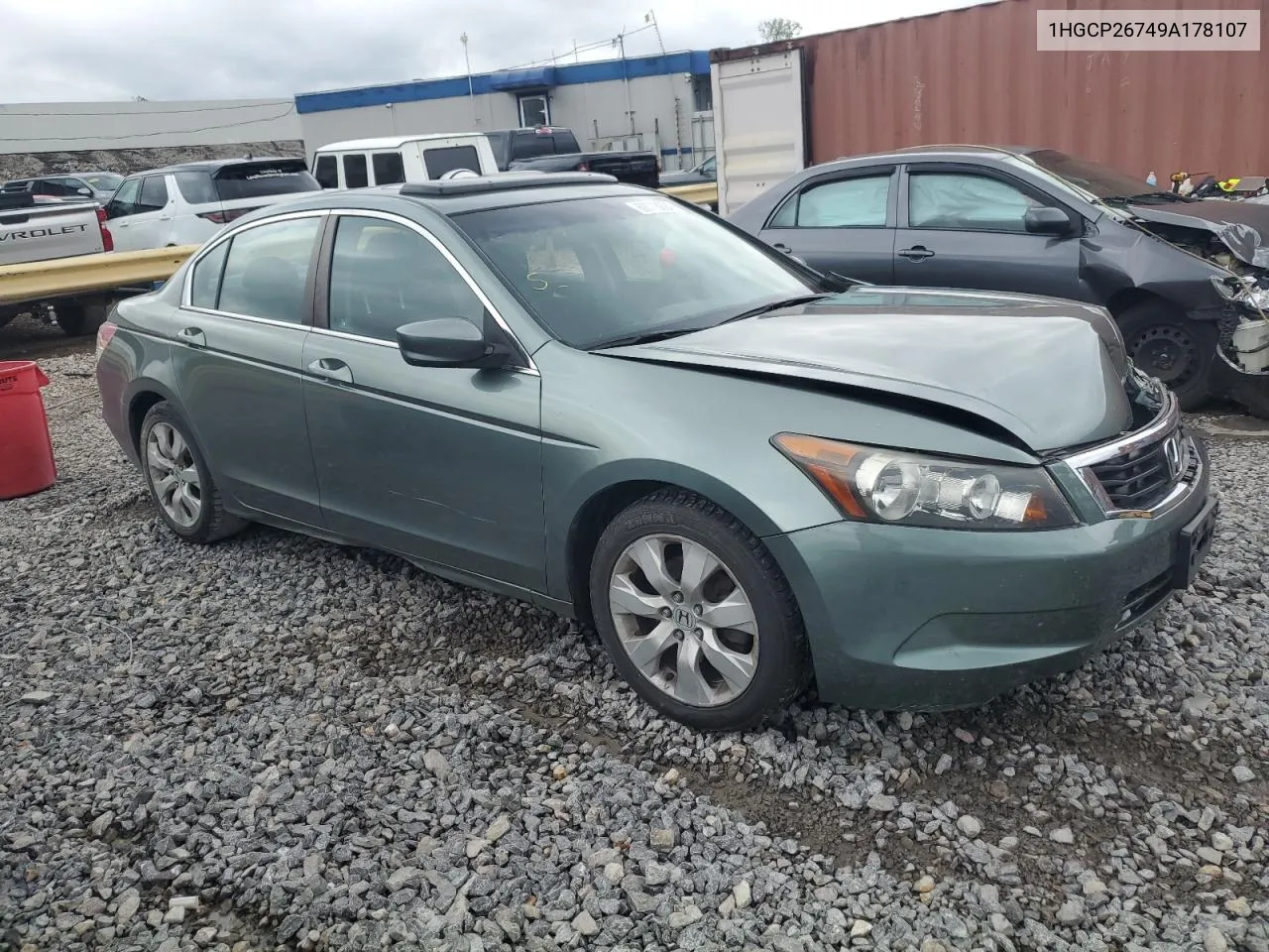 2009 Honda Accord Ex VIN: 1HGCP26749A178107 Lot: 69778694