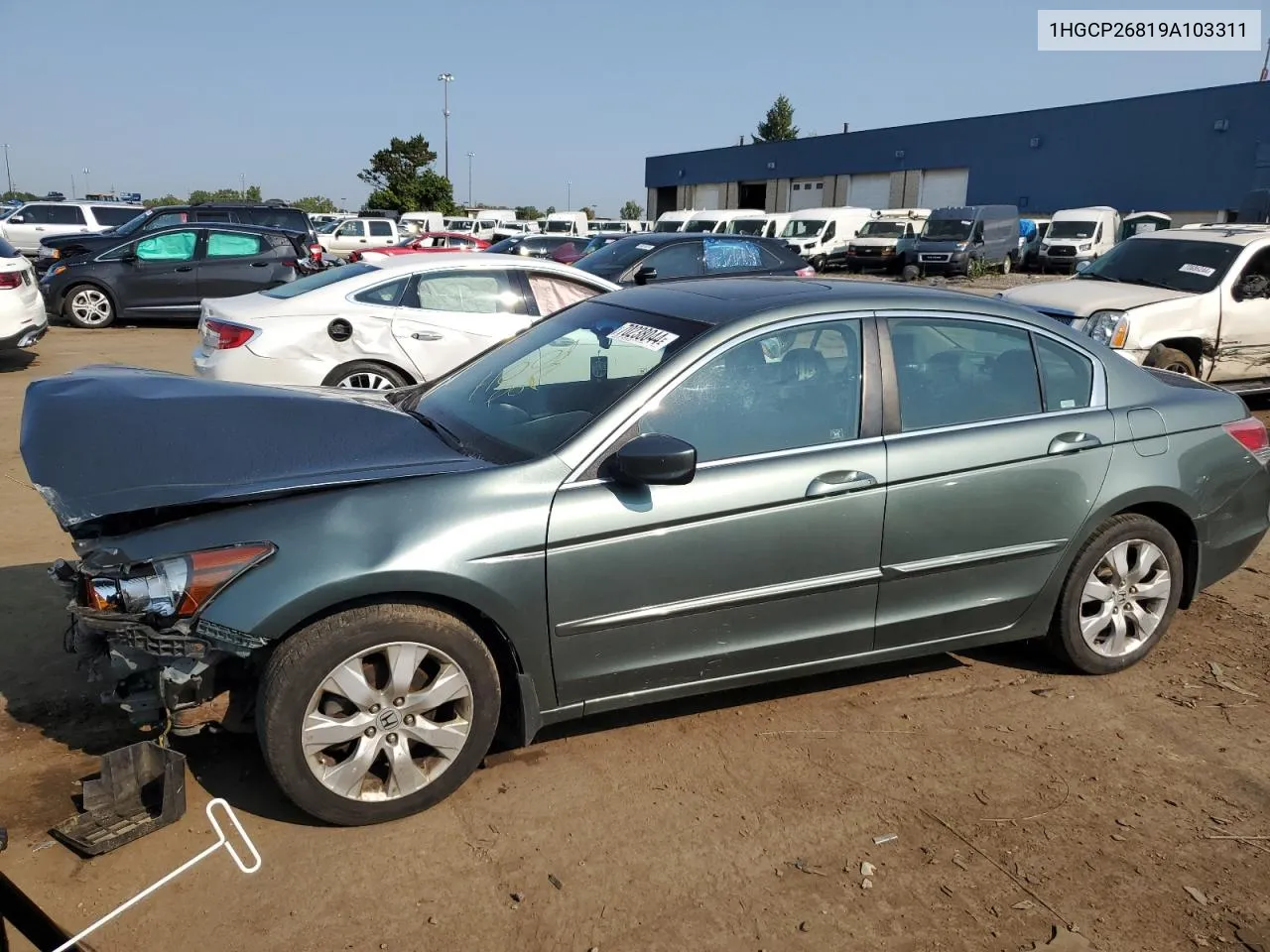 2009 Honda Accord Exl VIN: 1HGCP26819A103311 Lot: 70238044