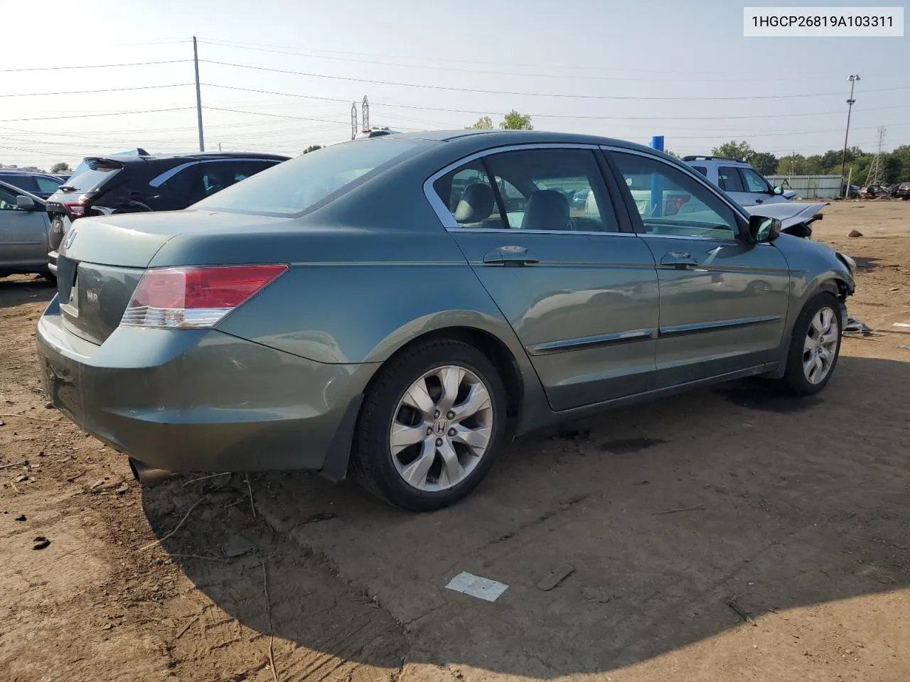 2009 Honda Accord Exl VIN: 1HGCP26819A103311 Lot: 70238044