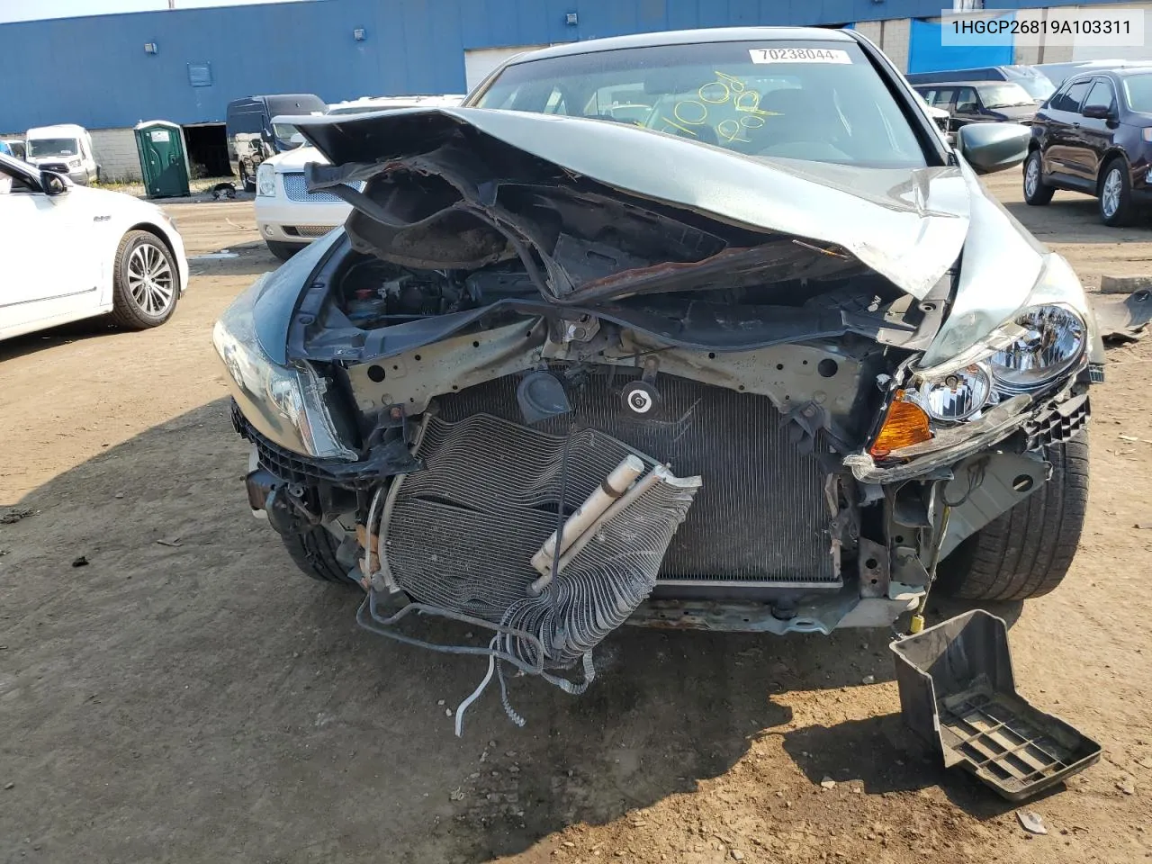 2009 Honda Accord Exl VIN: 1HGCP26819A103311 Lot: 70238044