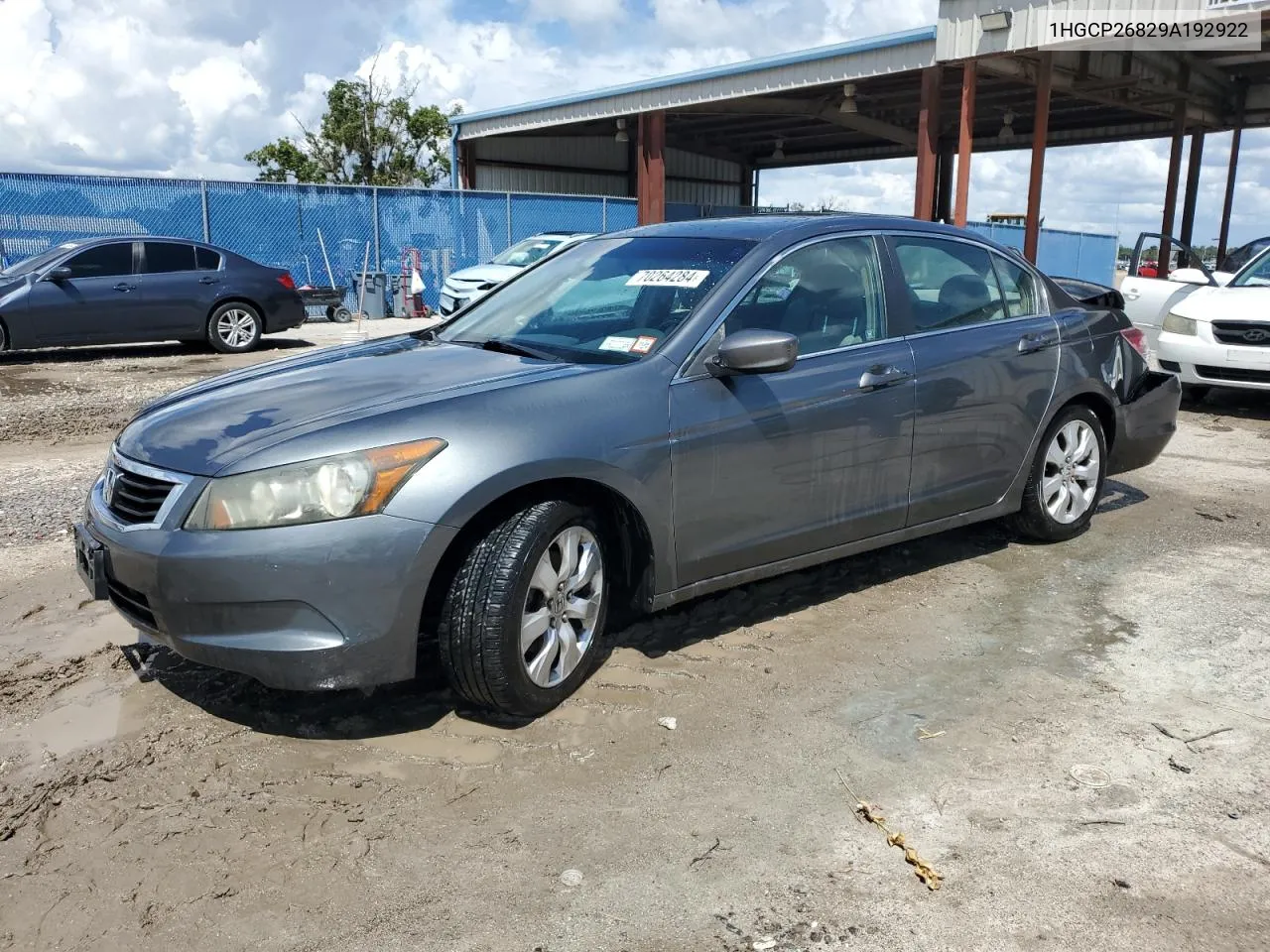 2009 Honda Accord Exl VIN: 1HGCP26829A192922 Lot: 70264284