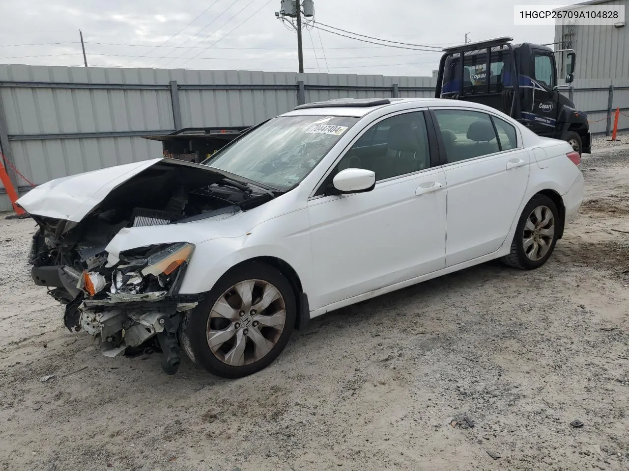 2009 Honda Accord Ex VIN: 1HGCP26709A104828 Lot: 70447404