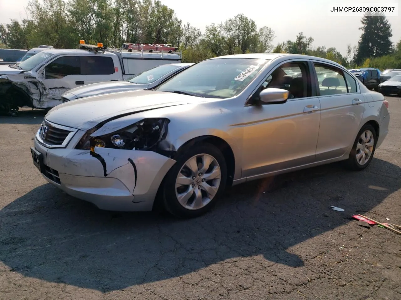 2009 Honda Accord Exl VIN: JHMCP26809C003797 Lot: 70514024