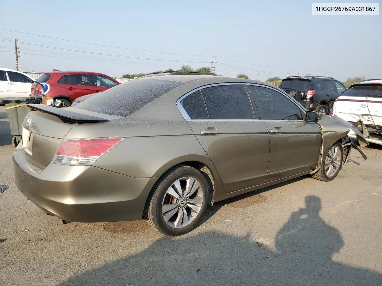 2009 Honda Accord Ex VIN: 1HGCP26769A031867 Lot: 70721114