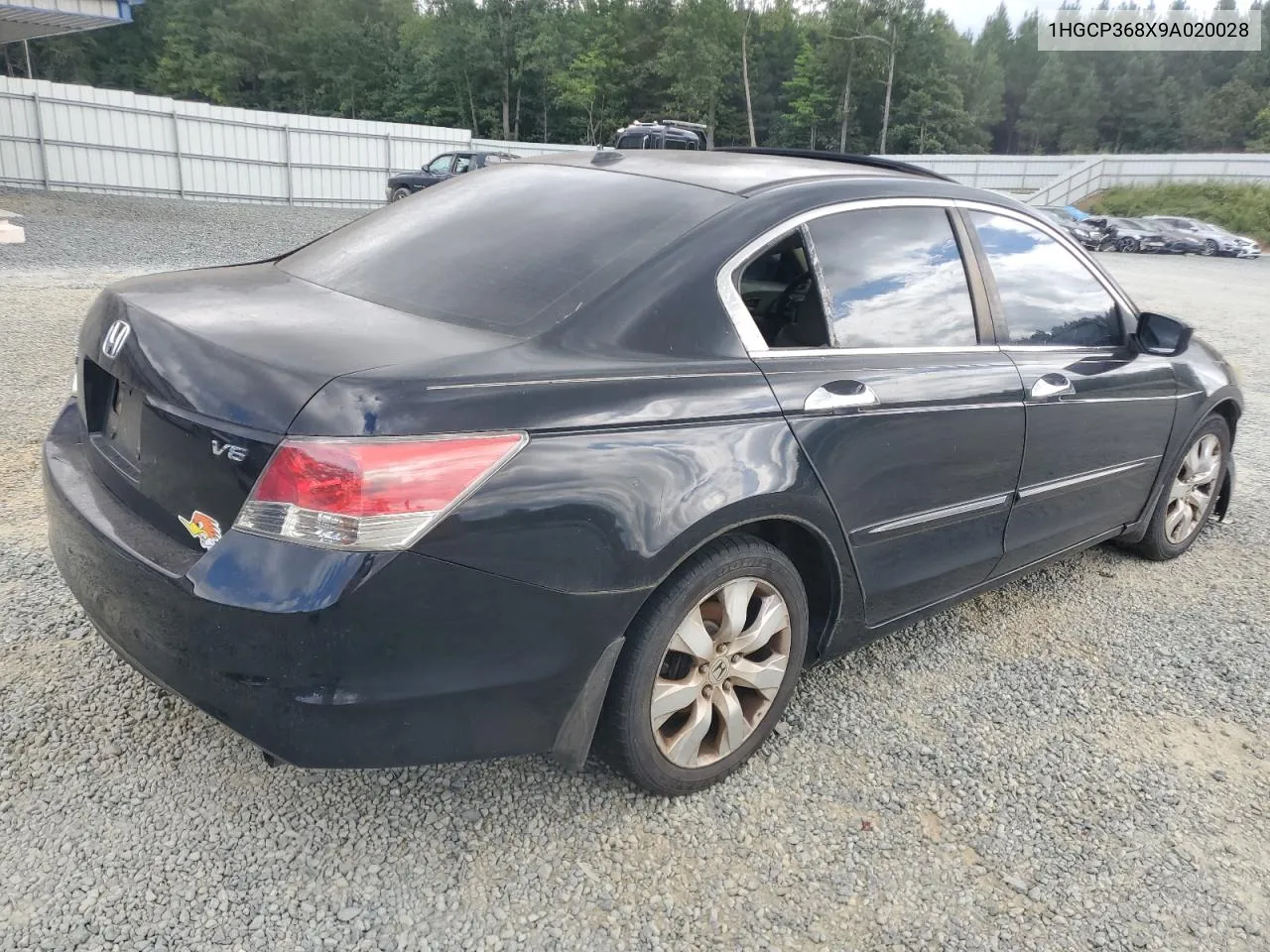 2009 Honda Accord Exl VIN: 1HGCP368X9A020028 Lot: 71488844