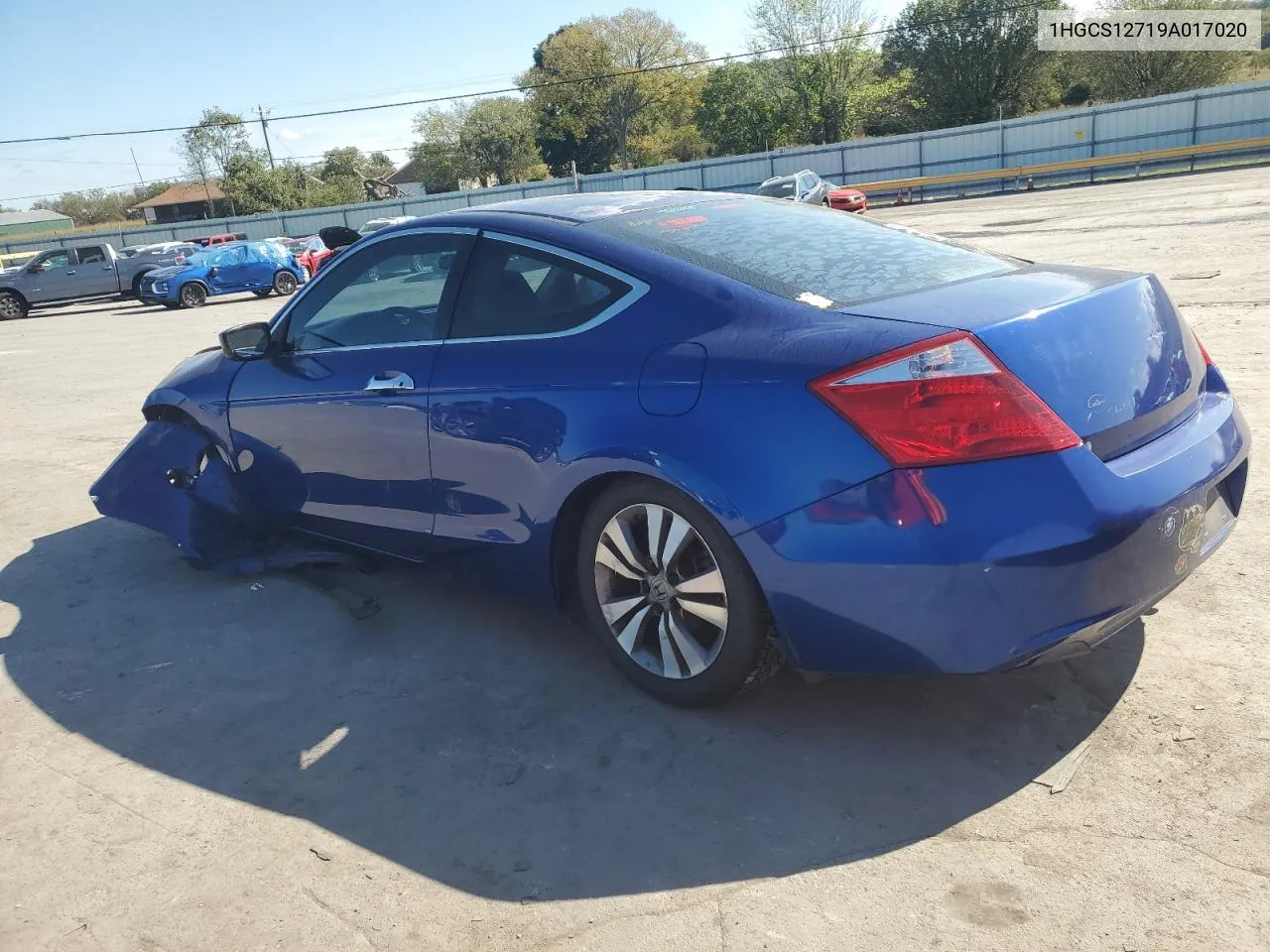 2009 Honda Accord Ex VIN: 1HGCS12719A017020 Lot: 72226574