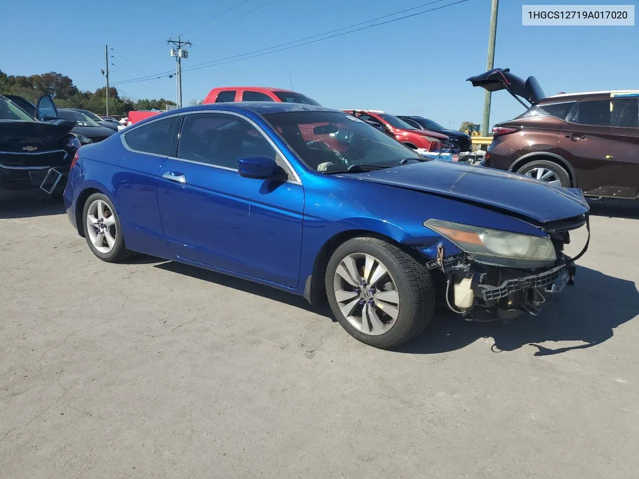 2009 Honda Accord Ex VIN: 1HGCS12719A017020 Lot: 72226574