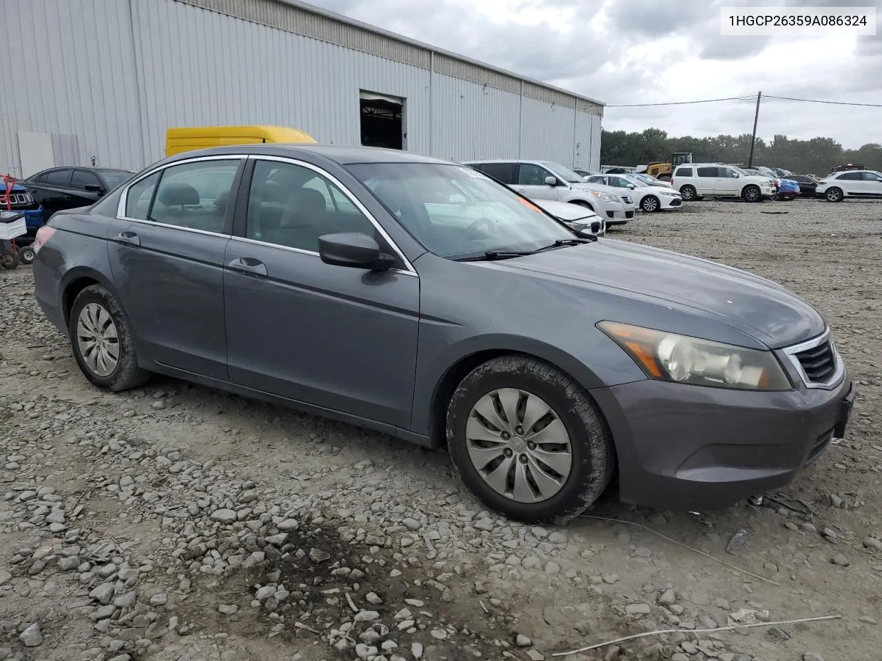 2009 Honda Accord Lx VIN: 1HGCP26359A086324 Lot: 72376434