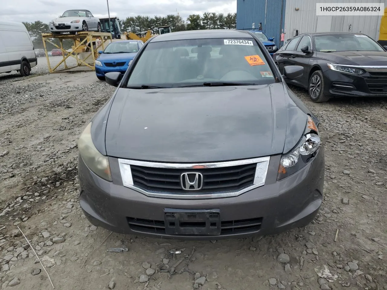 2009 Honda Accord Lx VIN: 1HGCP26359A086324 Lot: 72376434