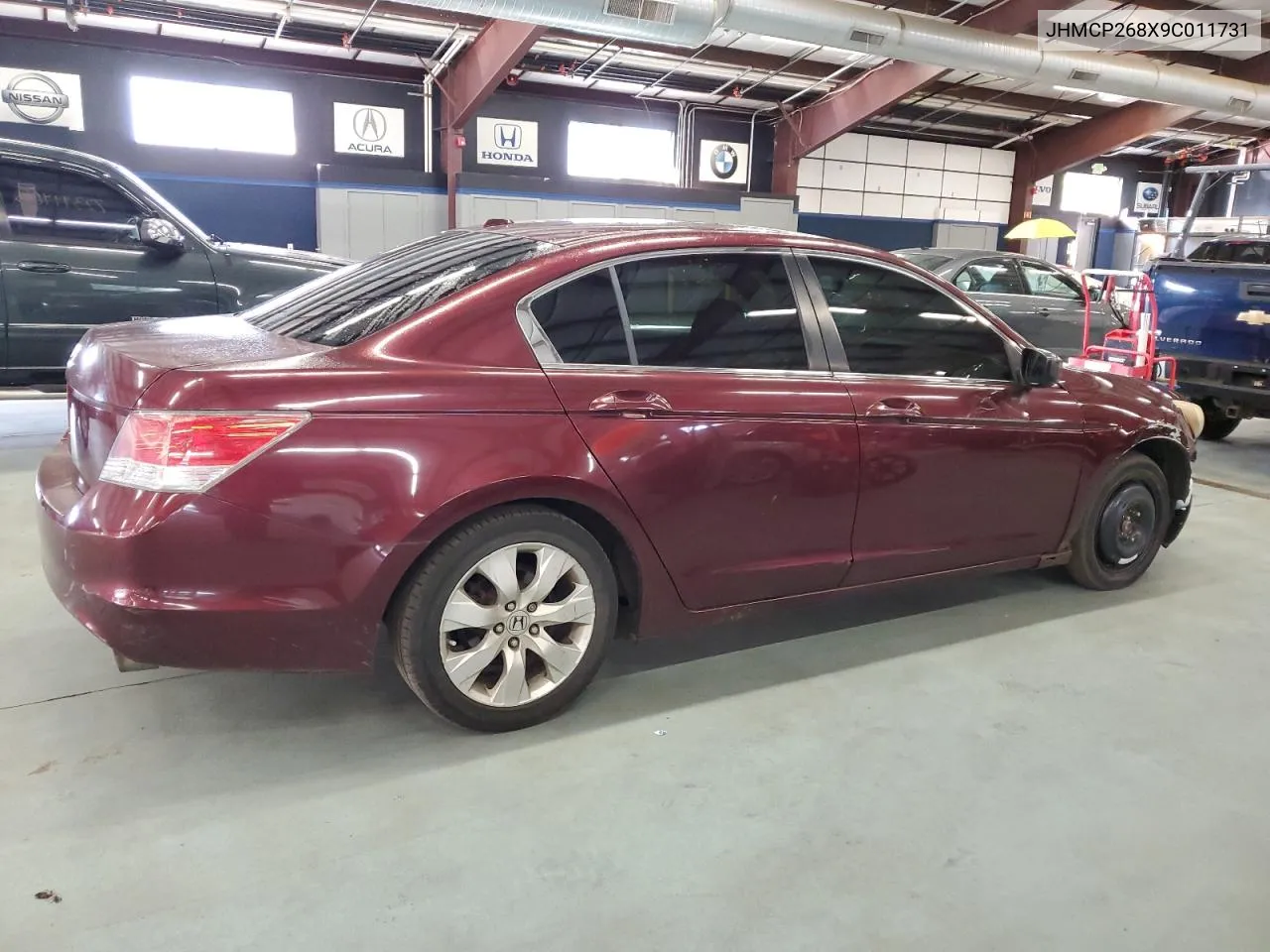 2009 Honda Accord Exl VIN: JHMCP268X9C011731 Lot: 72396384