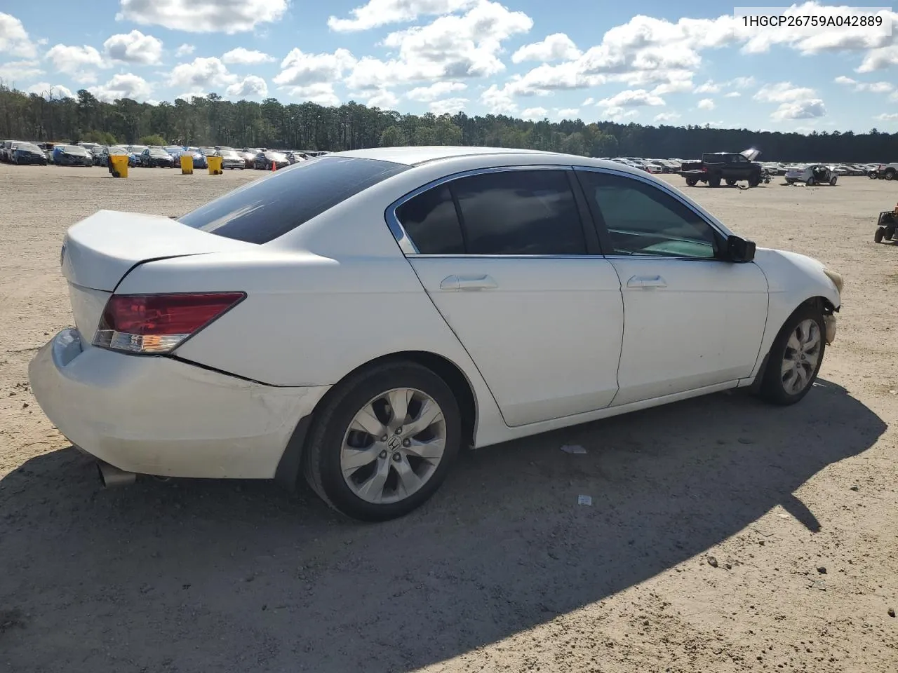 2009 Honda Accord Ex VIN: 1HGCP26759A042889 Lot: 72831284