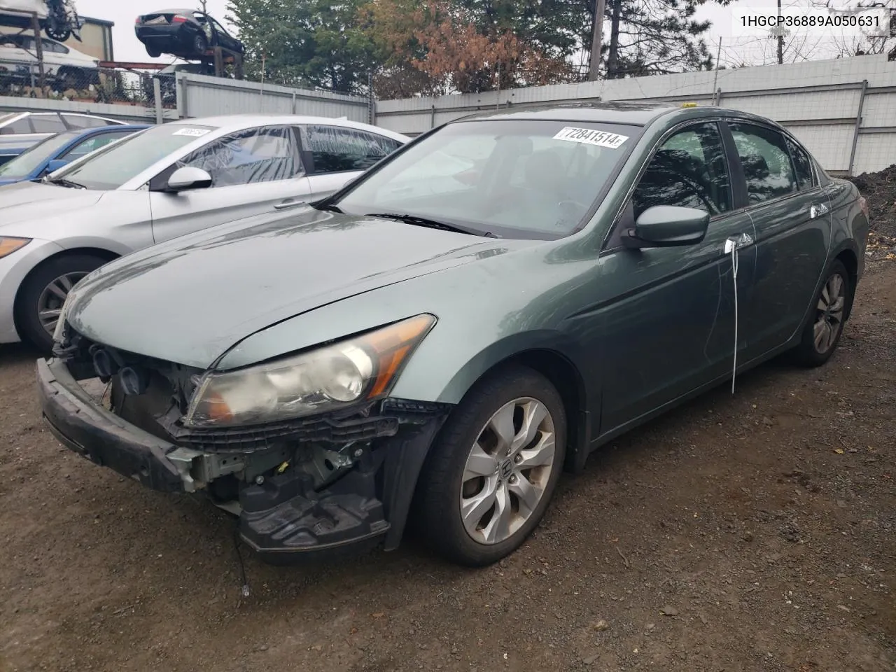 2009 Honda Accord Exl VIN: 1HGCP36889A050631 Lot: 72841514