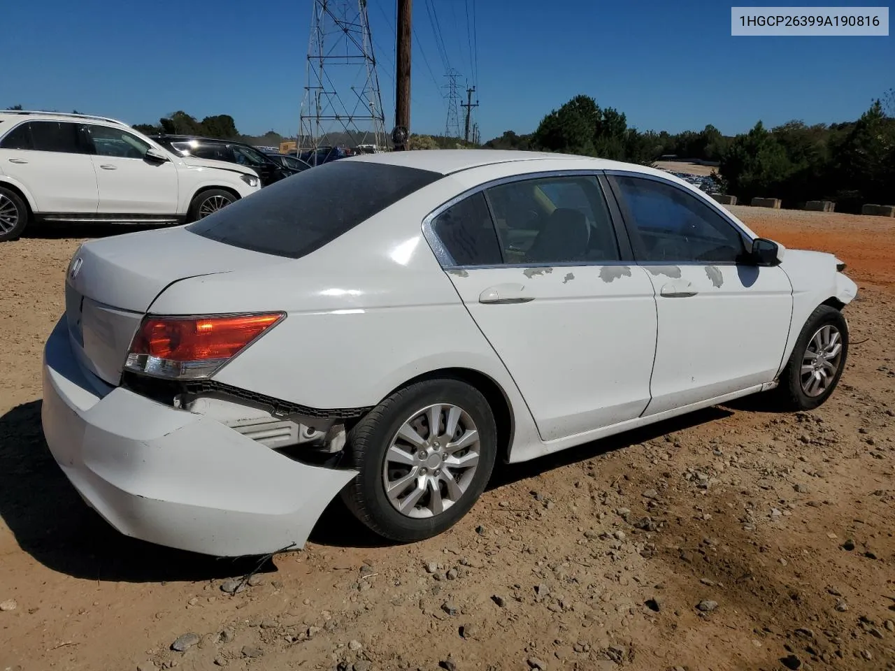 1HGCP26399A190816 2009 Honda Accord Lx