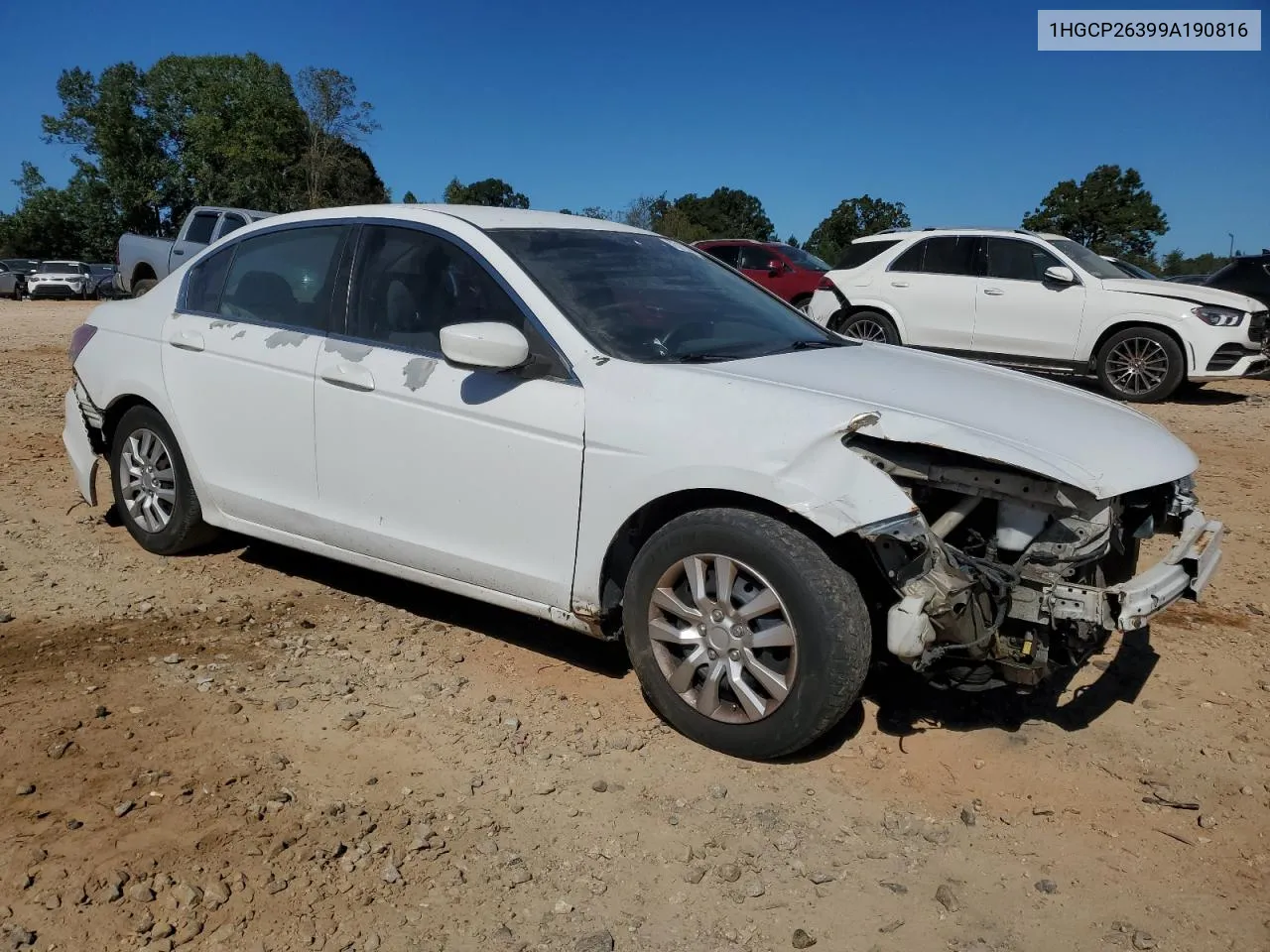 1HGCP26399A190816 2009 Honda Accord Lx