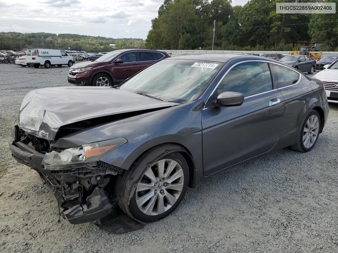 2009 Honda Accord Exl VIN: 1HGCS22859A002406 Lot: 73217714