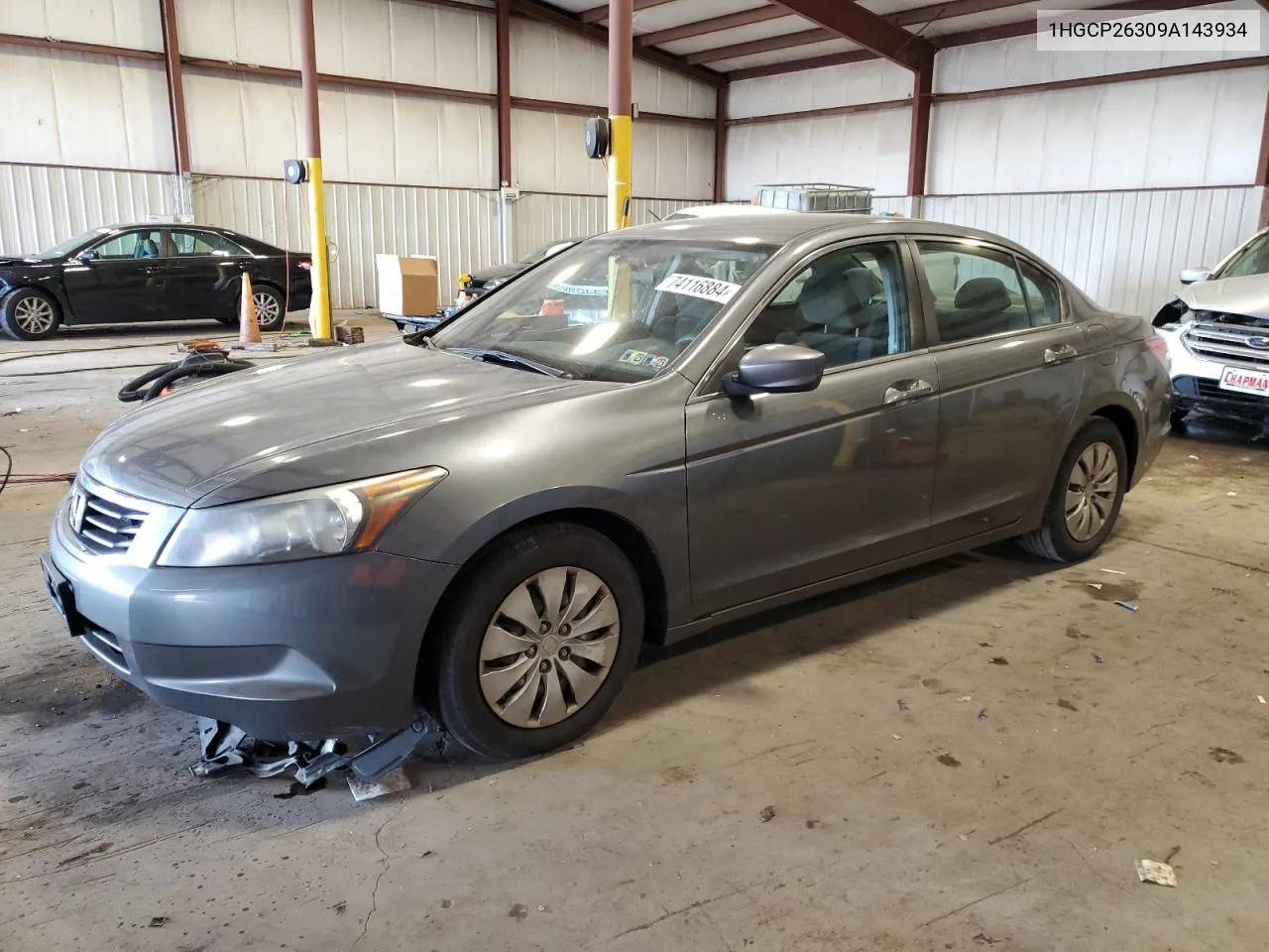 2009 Honda Accord Lx VIN: 1HGCP26309A143934 Lot: 74116884