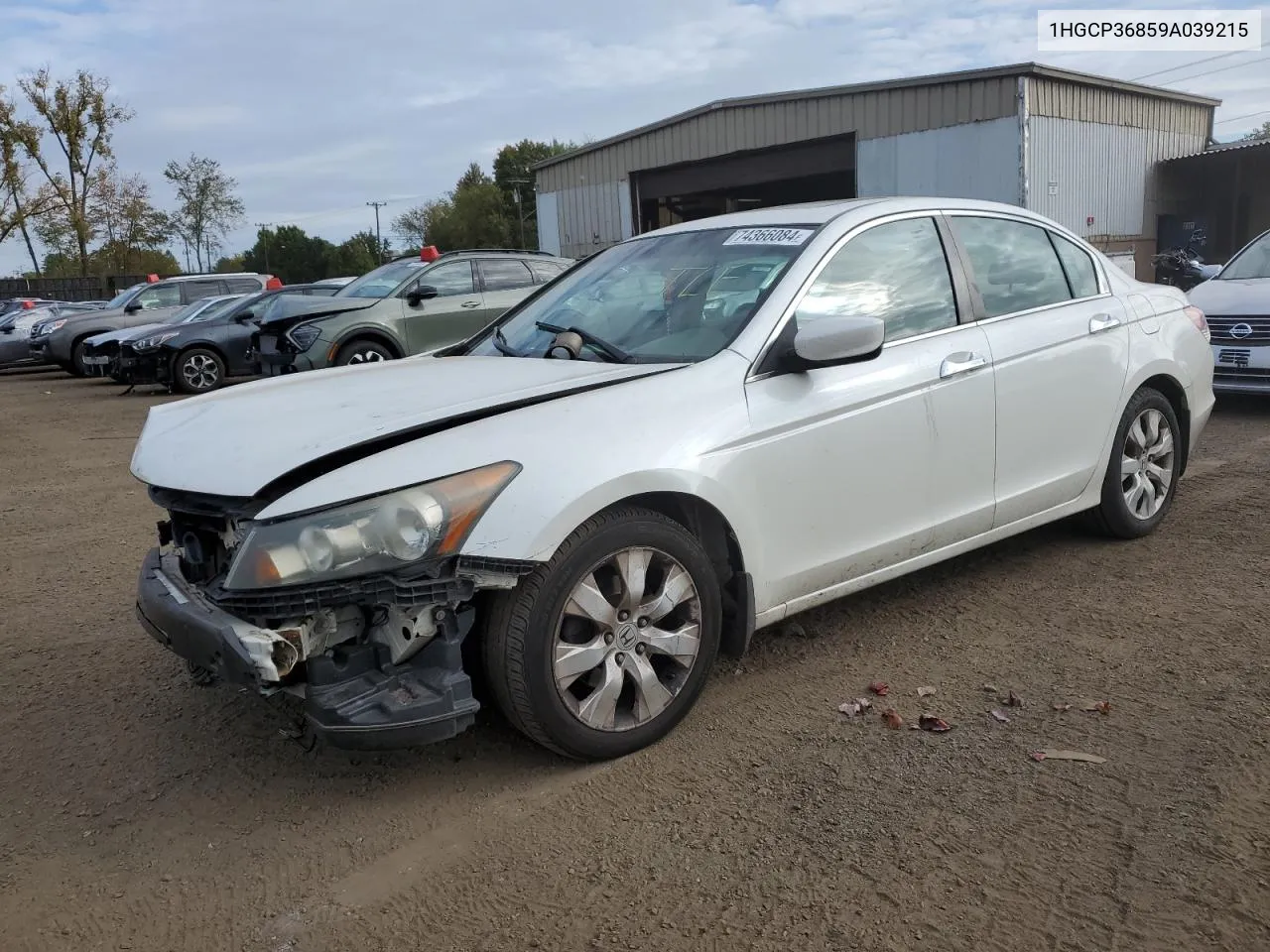 1HGCP36859A039215 2009 Honda Accord Exl