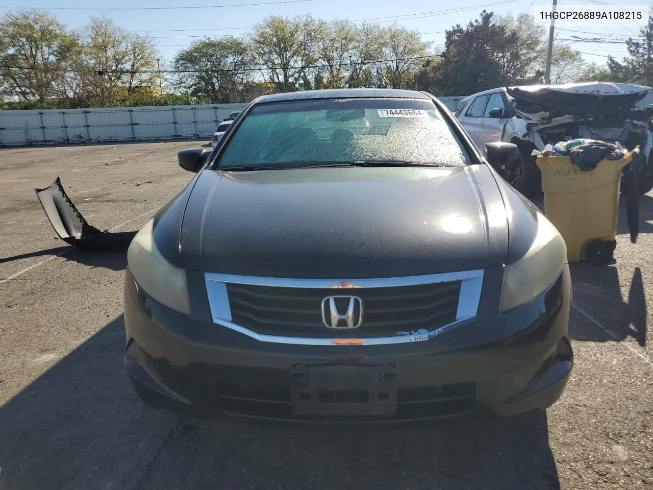 2009 Honda Accord Exl VIN: 1HGCP26889A108215 Lot: 74443684