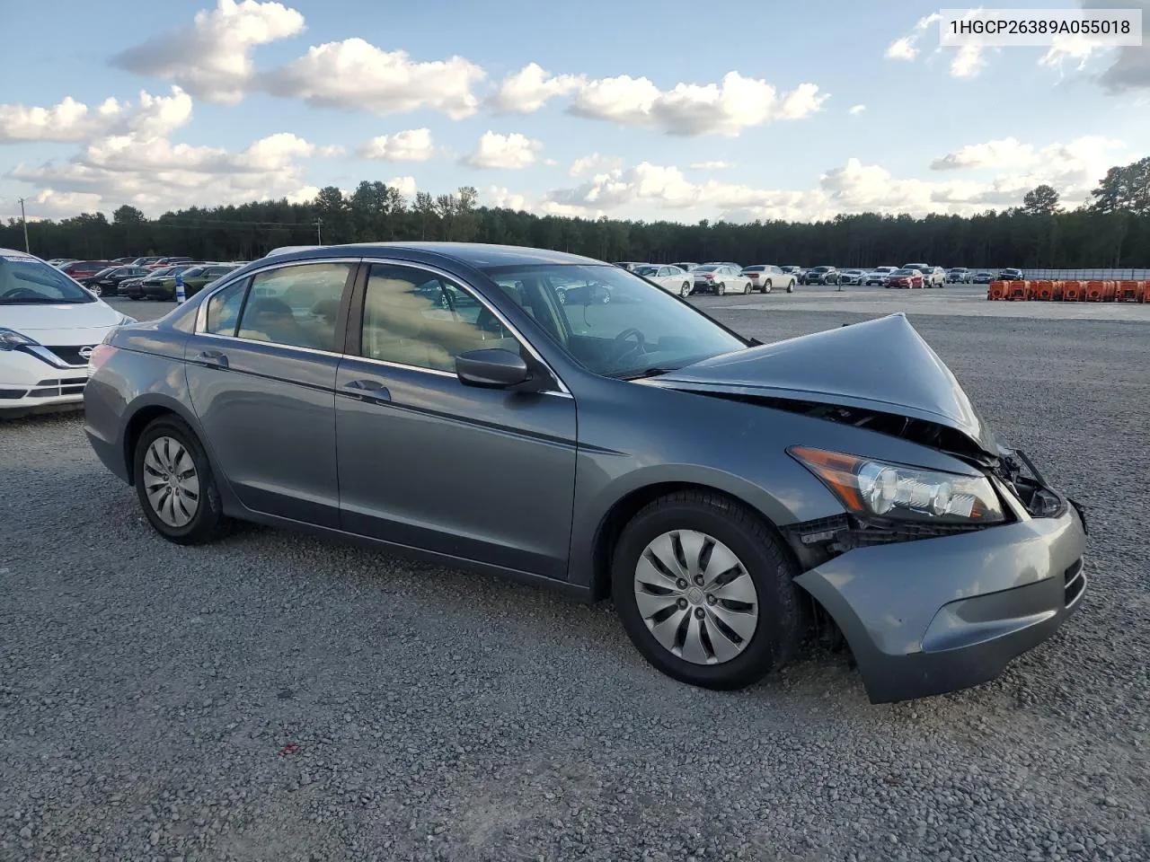 2009 Honda Accord Lx VIN: 1HGCP26389A055018 Lot: 74450474