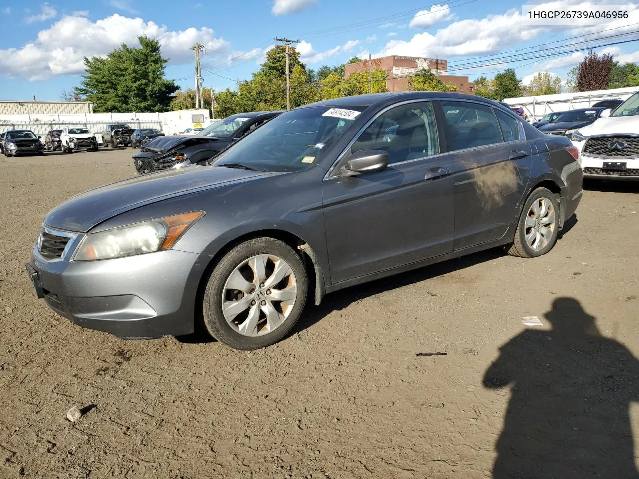 2009 Honda Accord Ex VIN: 1HGCP26739A046956 Lot: 74914504