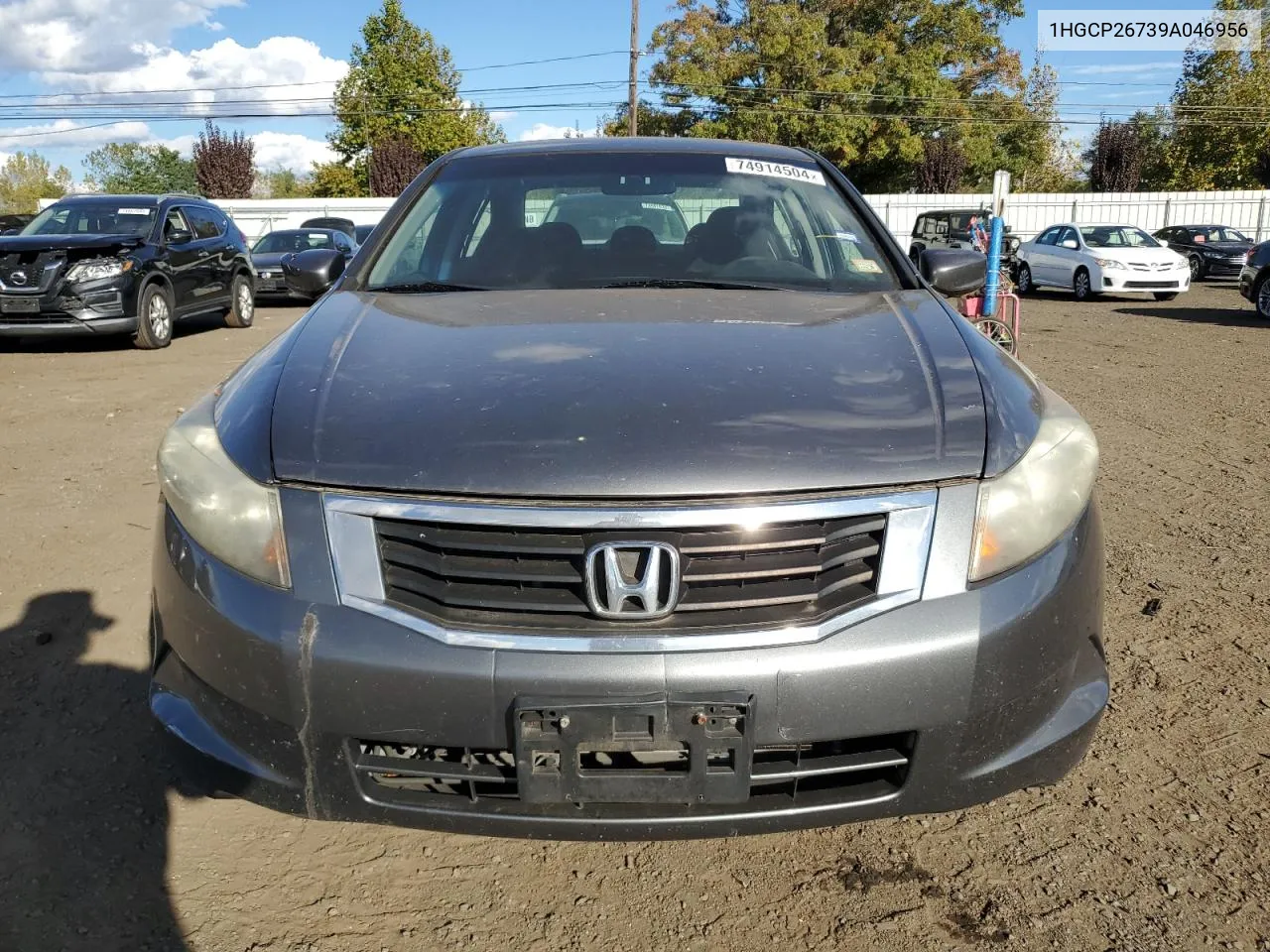 2009 Honda Accord Ex VIN: 1HGCP26739A046956 Lot: 74914504