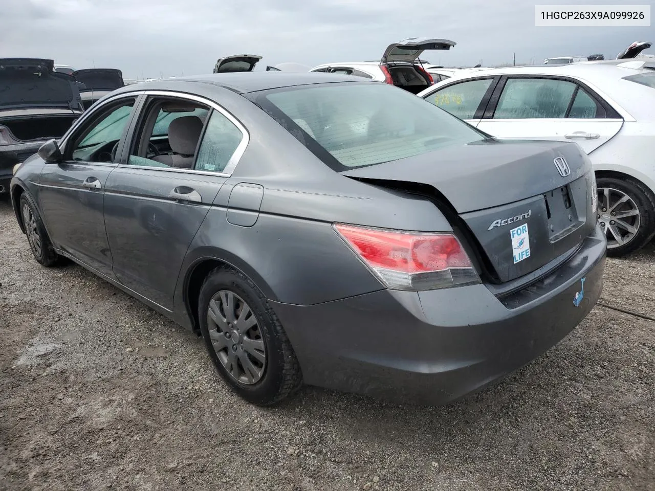 2009 Honda Accord Lx VIN: 1HGCP263X9A099926 Lot: 75099454