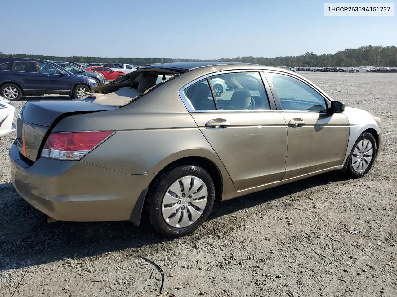 2009 Honda Accord Lx VIN: 1HGCP26359A151737 Lot: 75194874