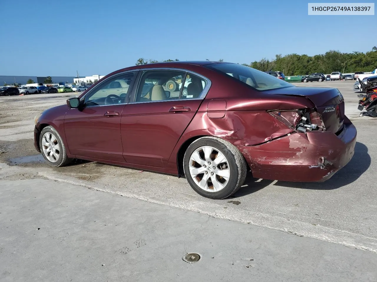 1HGCP26749A138397 2009 Honda Accord Ex