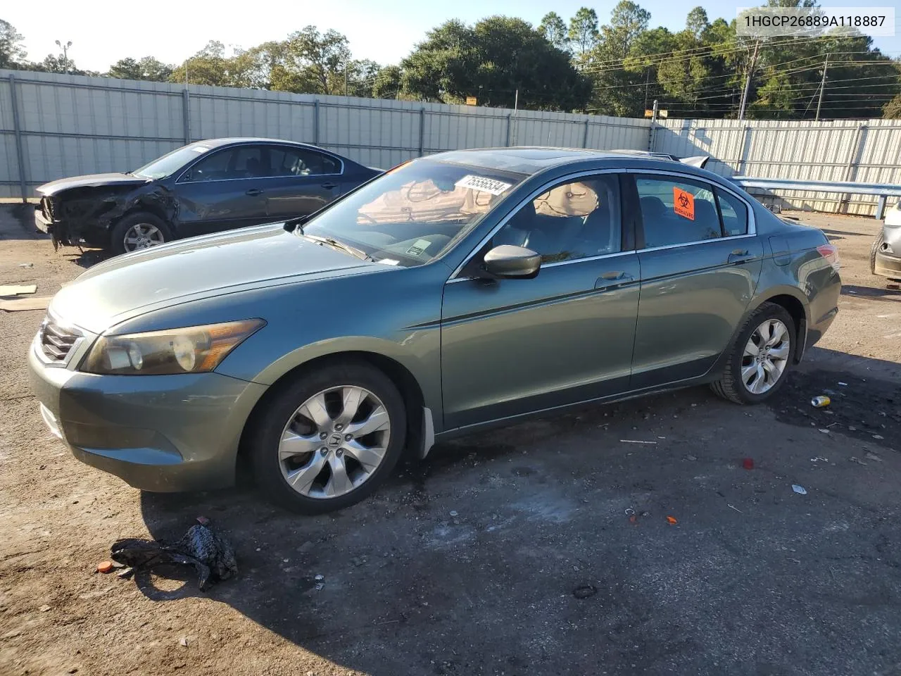 1HGCP26889A118887 2009 Honda Accord Exl