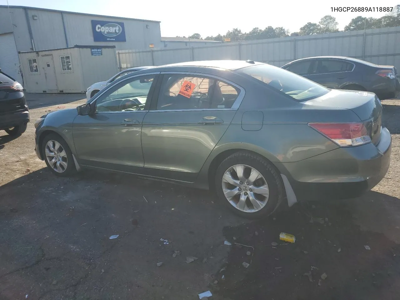 2009 Honda Accord Exl VIN: 1HGCP26889A118887 Lot: 75556534