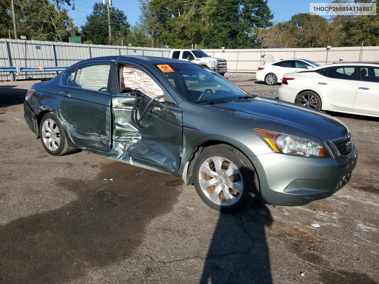 2009 Honda Accord Exl VIN: 1HGCP26889A118887 Lot: 75556534