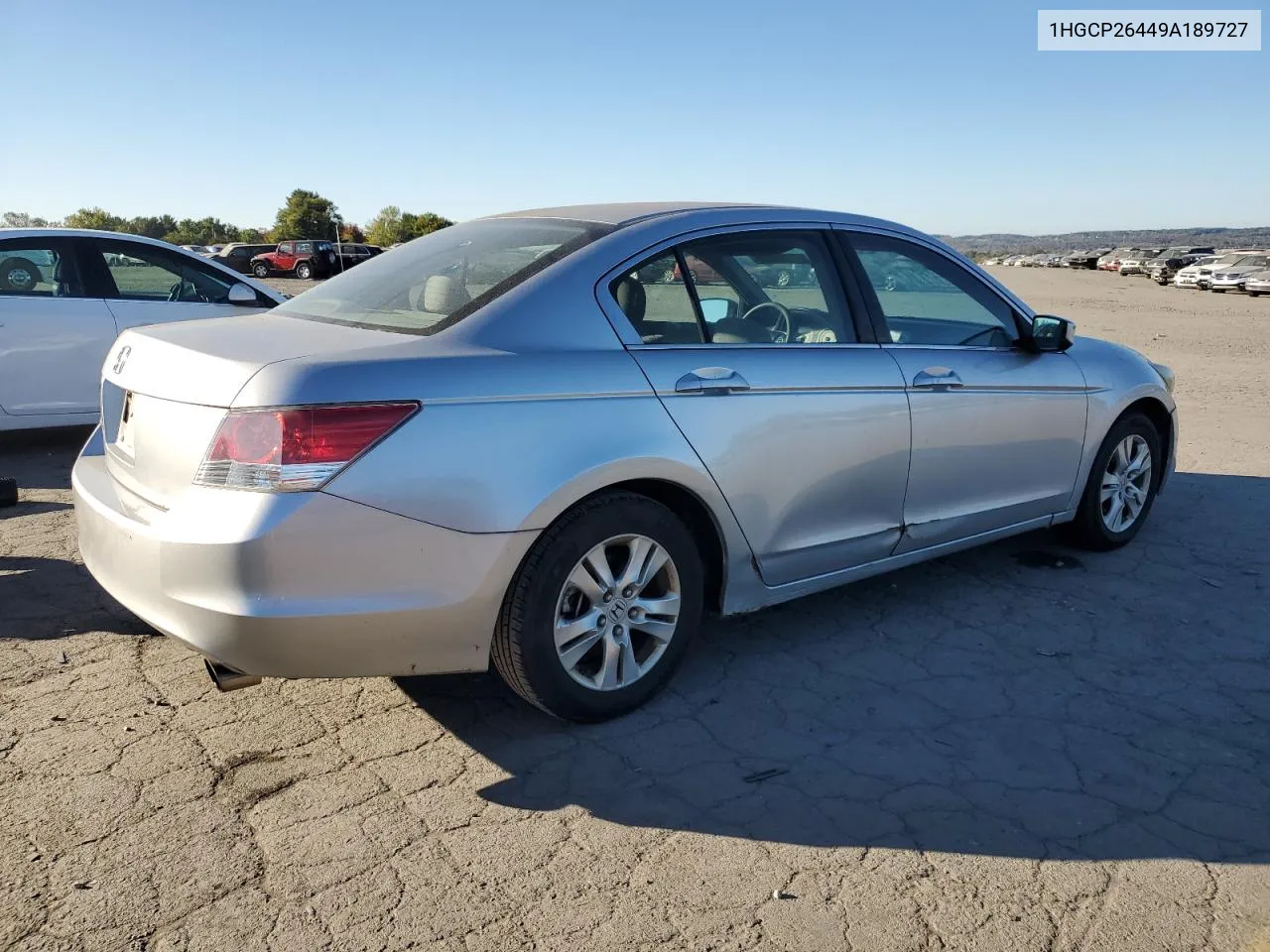 2009 Honda Accord Lxp VIN: 1HGCP26449A189727 Lot: 75689624