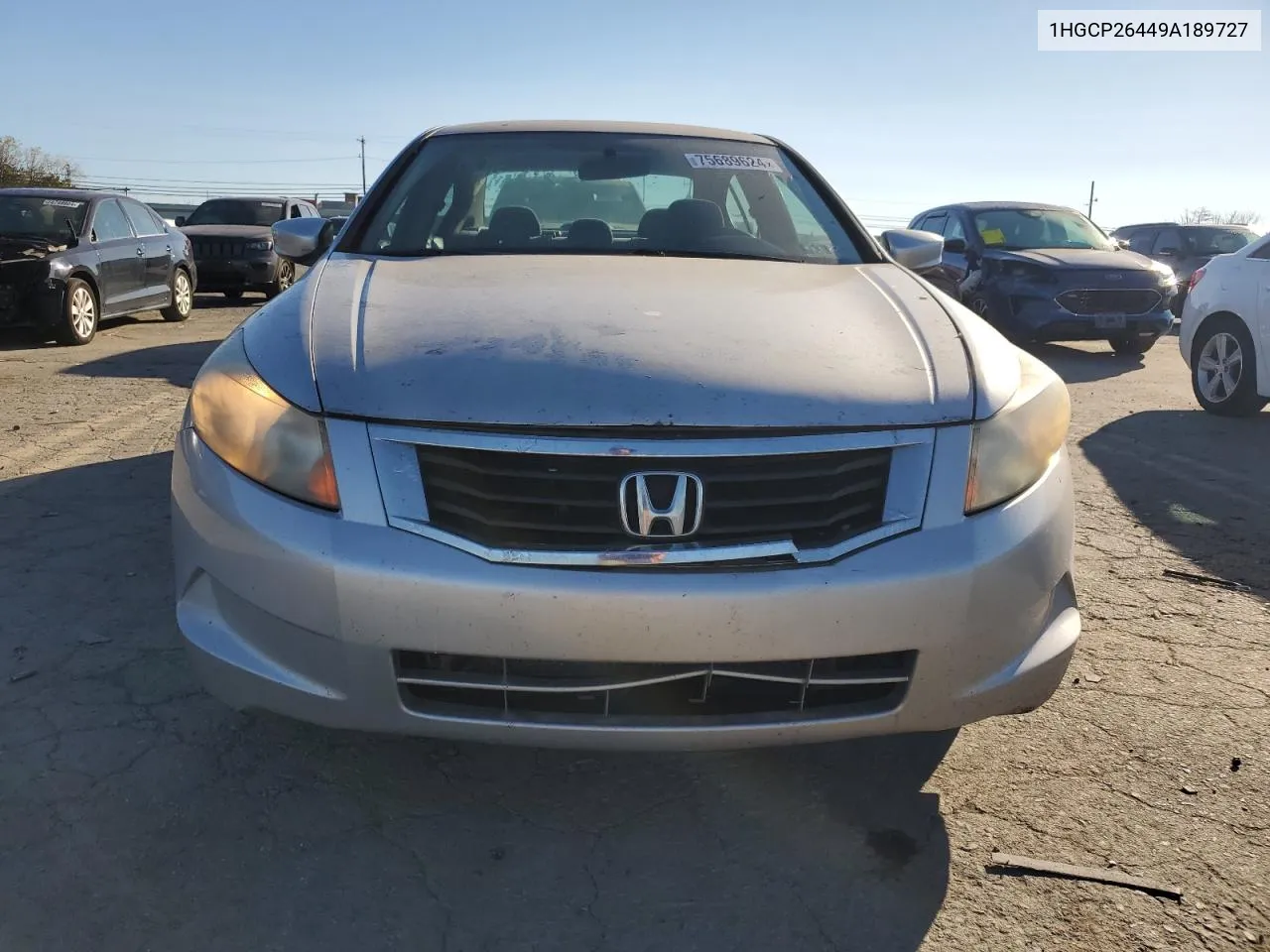 2009 Honda Accord Lxp VIN: 1HGCP26449A189727 Lot: 75689624