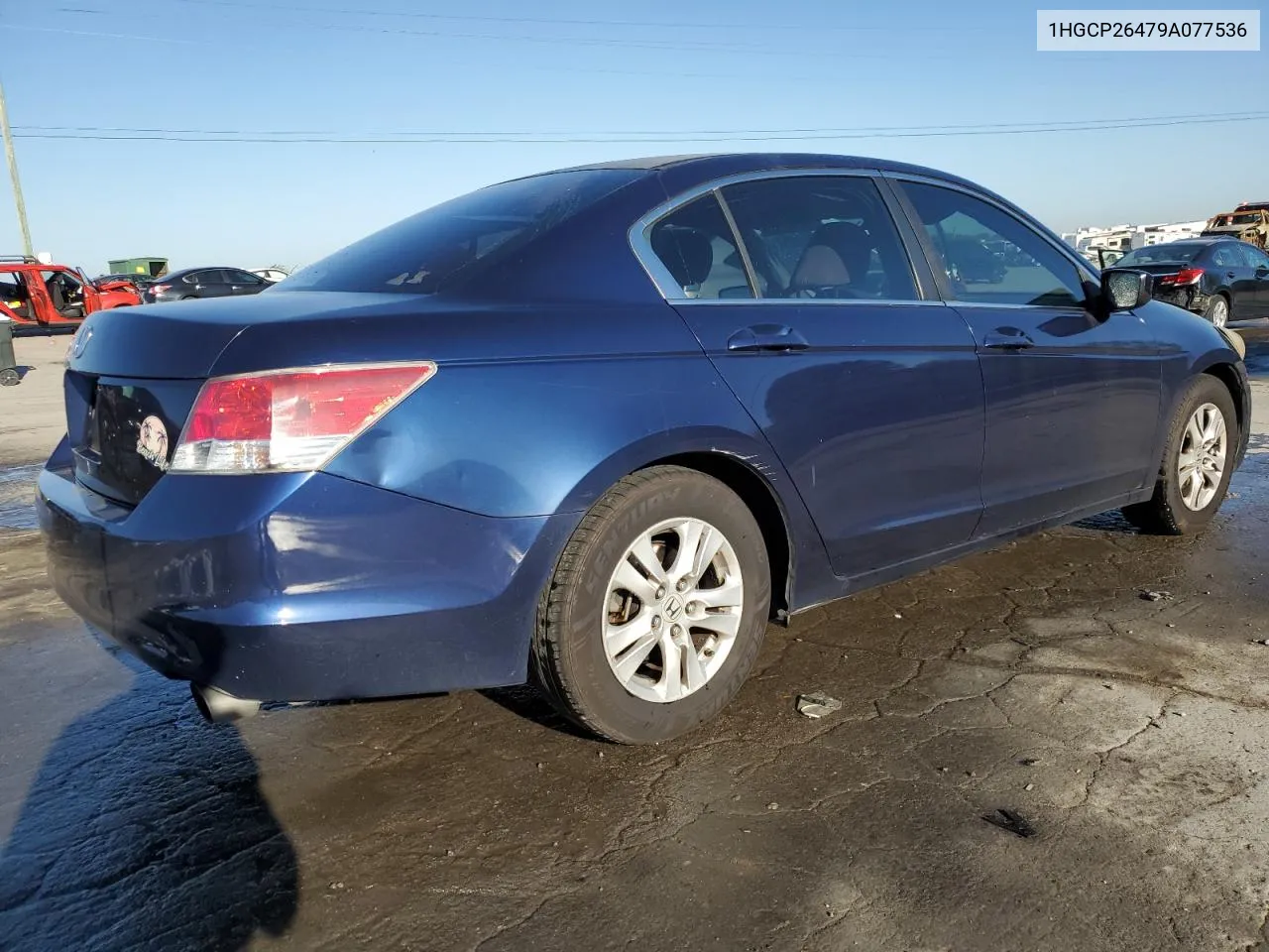 2009 Honda Accord Lxp VIN: 1HGCP26479A077536 Lot: 75729724