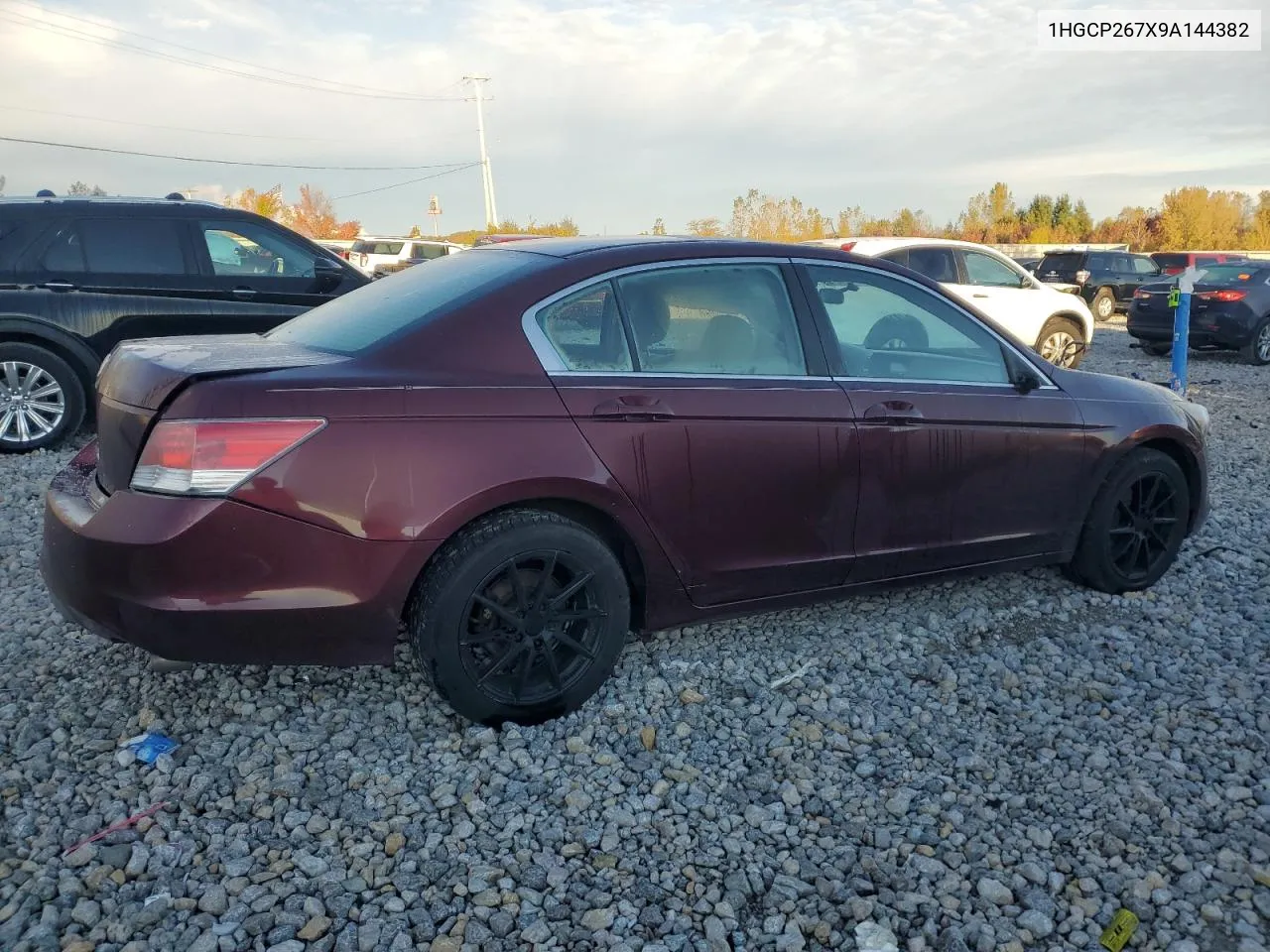 2009 Honda Accord Ex VIN: 1HGCP267X9A144382 Lot: 75872804